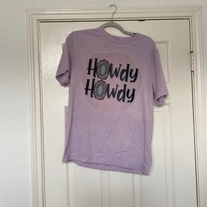Howdy Howdy Distressed Tee